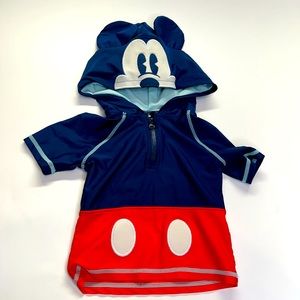 Disney Baby Mickey Mouse Hooded Rash Guard Top